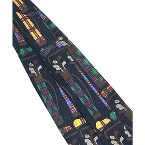 Vintage 1997 Ralph Martin Co RM Sport Golf Mens Silk Neck Tie